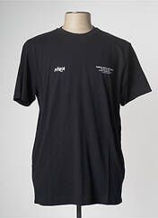 T-shirt noir HUMAN WITH ATTITUDE pour homme seconde vue