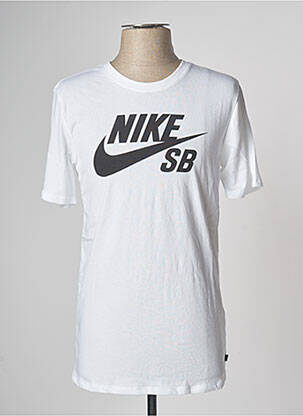 T-shirt Nike SB Blanc pour Homme