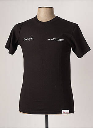 T-shirt noir DIAMOND SUPPLY CO homme