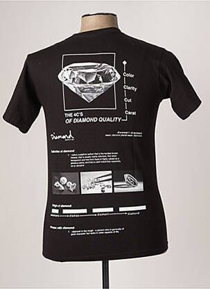 T-shirt noir DIAMOND SUPPLY CO homme