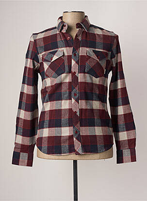 Chemise manches longues rouge ELEMENT homme