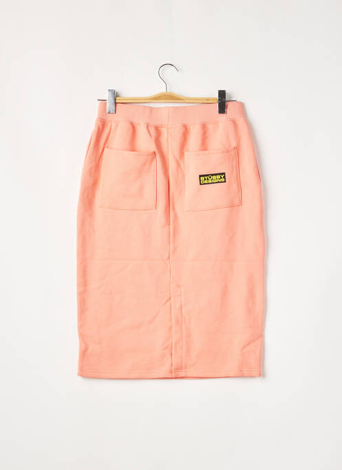 Jupe mi-longue orange STUSSY pour femme