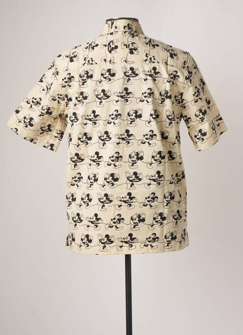 Chemise manches courtes beige WOOD WOOD pour homme