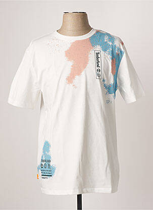 T-shirt blanc TIMBERLAND pour homme