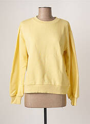 Sweat-shirt jaune NA-KD pour femme seconde vue