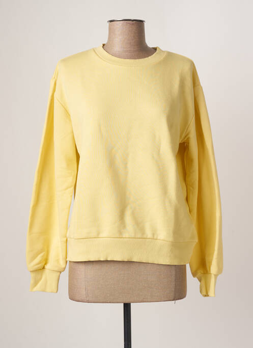 Sweat-shirt jaune NA-KD pour femme