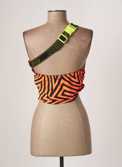Top orange NICCE pour femme