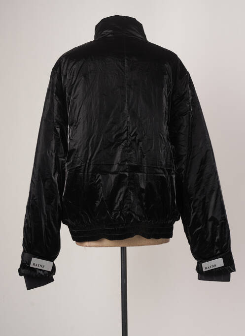 Blouson noir RAINS pour femme