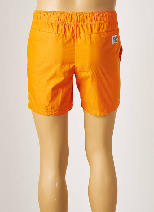 Short de bain orange ELEMENT pour homme