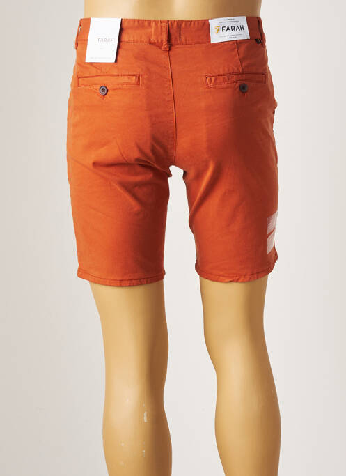 Bermuda orange FARAH pour homme