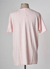 T-shirt rose NUDIE JEANS CO pour homme seconde vue