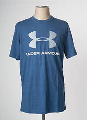 T-shirt bleu UNDER ARMOUR pour homme seconde vue