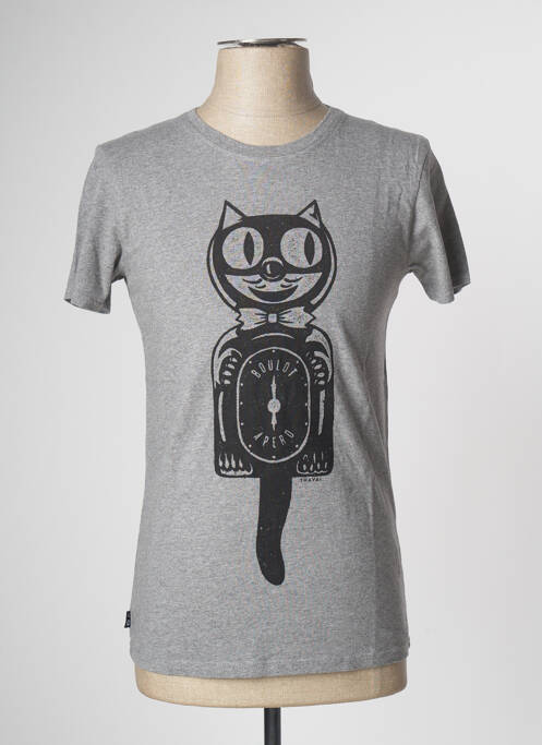 T-shirt gris STEPART pour homme