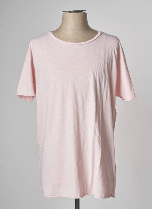 T-shirt rose NUDIE JEANS CO pour homme