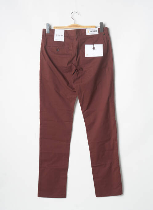 Pantalon chino marron FARAH pour homme