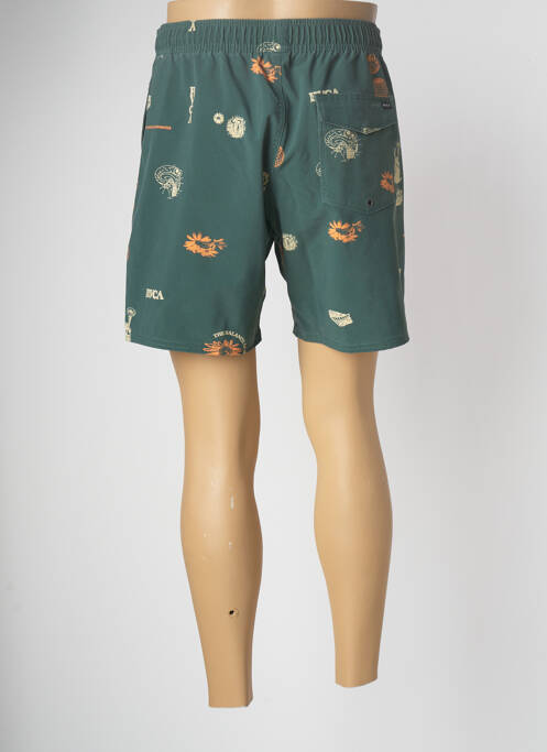 Short de bain vert RVCA pour homme