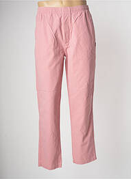 Pantalon droit rose STUSSY homme