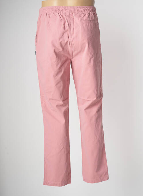 Pantalon droit rose STUSSY pour homme