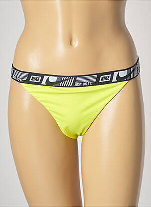 Maillot de bain 2 pièces jaune NIKE femme