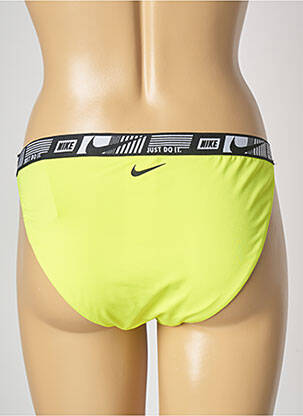 Maillot de bain 2 pièces jaune NIKE femme