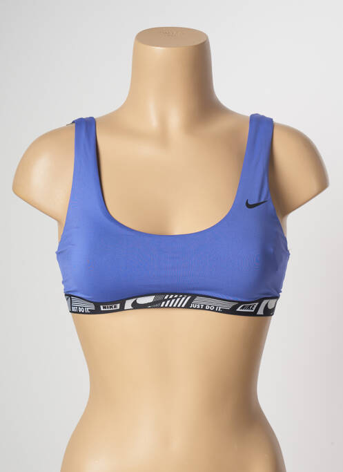Haut de maillot de bain jaune NIKE femme
