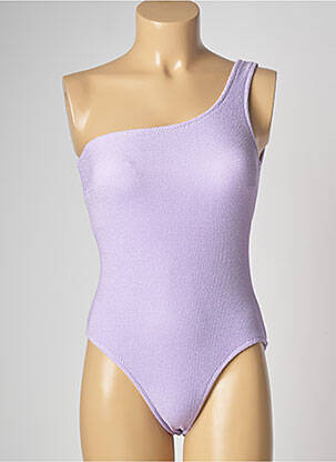 Maillot de bain 1 pièce violet PIECES femme