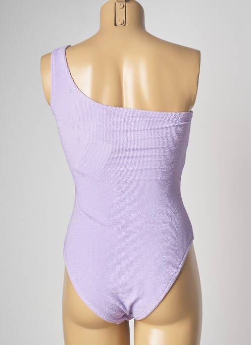 Maillot de bain 1 pièce violet PIECES pour femme