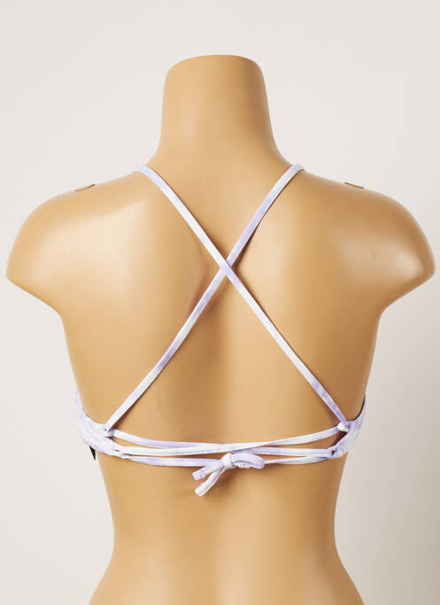 Maillot de bain 2 pièces blanc PIECES pour femme