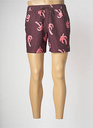 Short de bain violet FARAH homme