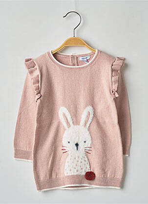 Robe pull rose ABSORBA pour fille