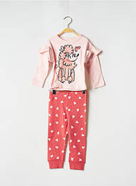 Pyjama rose CATIMINI fille