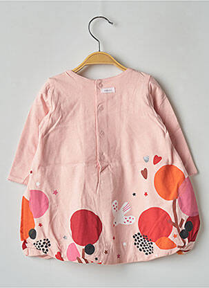 Robe mi-longue rose CATIMINI fille