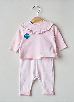 Ensemble haut/bas rose ABSORBA fille