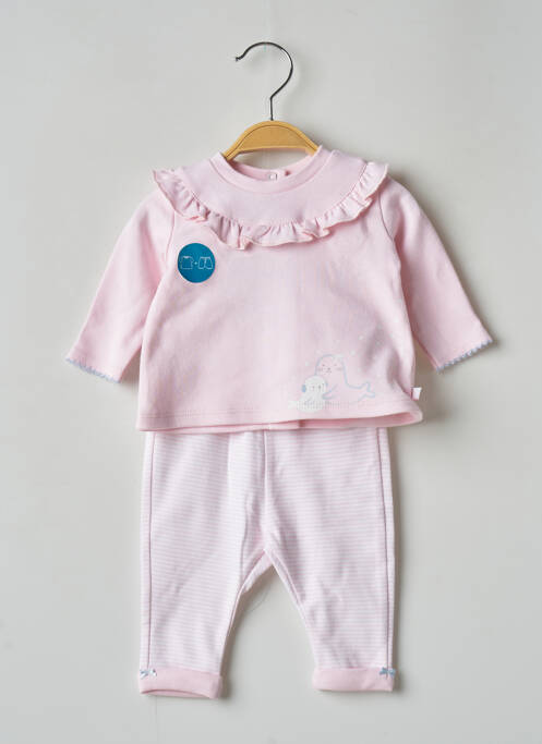 Ensemble haut/bas rose ABSORBA pour fille