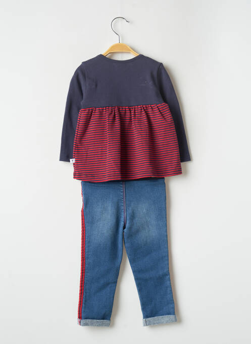 Ensemble haut/bas bleu ABSORBA pour fille