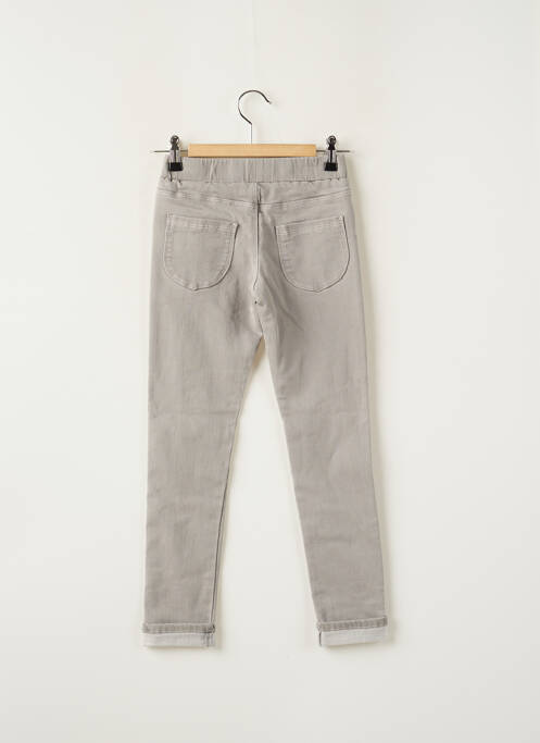 Jeans coupe slim gris ABSORBA pour fille