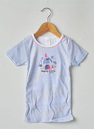 T-shirt bleu ABSORBA fille