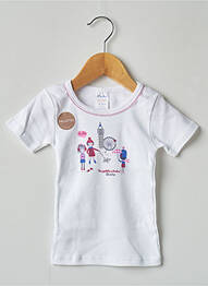 T-shirt blanc ABSORBA fille