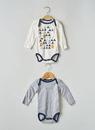Body lingerie bleu U TOUT PETITS enfant