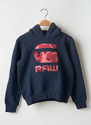 Sweat-shirt bleu marine G STAR fille