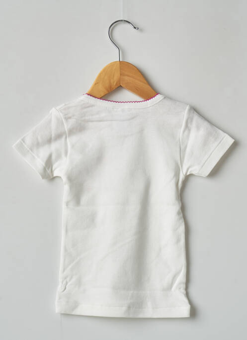 T-shirt ecru ABSORBA pour fille