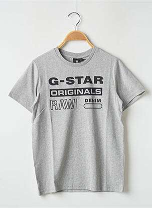 T-shirt gris G STAR garçon