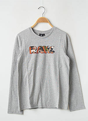 T-shirt gris G STAR garçon