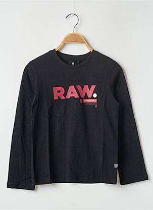 T-shirt noir G STAR garçon