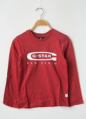 T-shirt rouge G STAR pour garçon