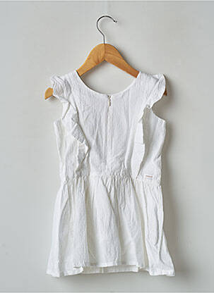 Robe mi-longue ecru CATIMINI fille