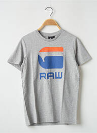 T-shirt gris G STAR garcon
