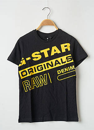 T-shirt noir G STAR garçon