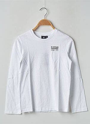 T-shirt blanc G STAR garçon