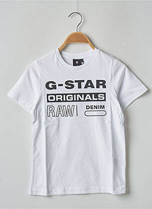T-shirt blanc G STAR garçon